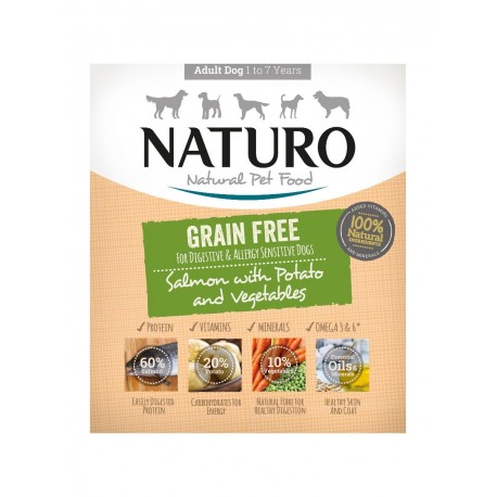 Naturo Grain Free Salmón 400 grs