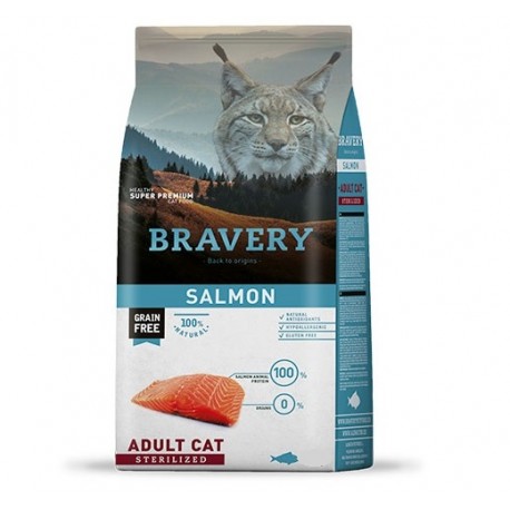 Bravery salmón Gatos Esterilizados